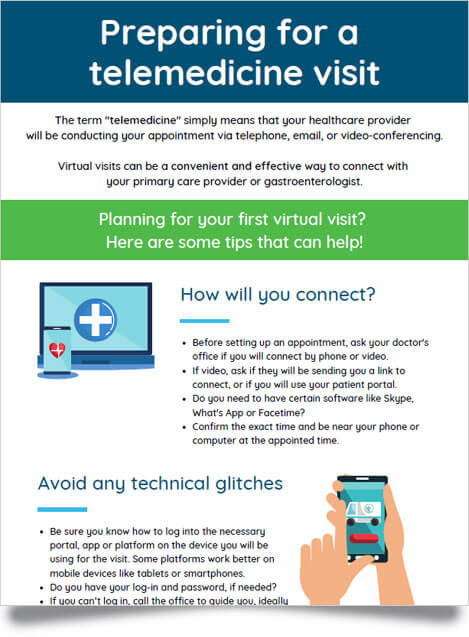 prepping for a telemedicine visit