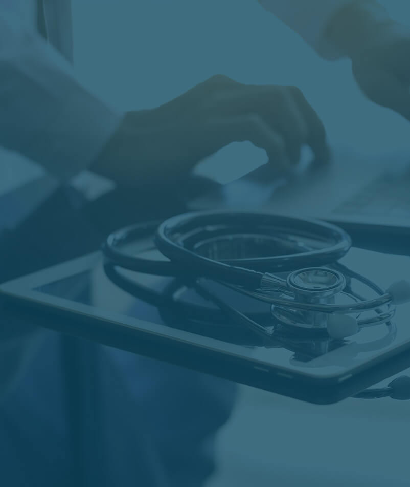 stethoscope with tablet